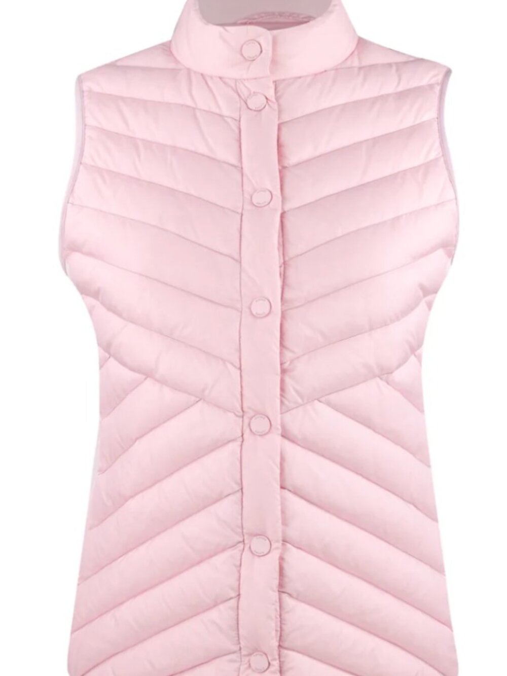 NWT Women's G/FORE Down Filled Quilted Taffeta Golf Tech Pink Vest Size S